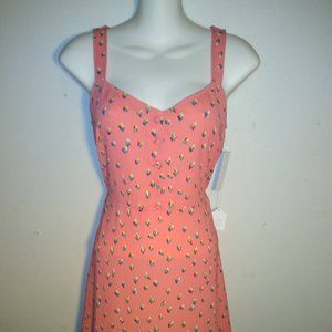 Abound V-Neck Front Button Fit & Flare Dress